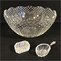 Stunning crystal salad bowl and more