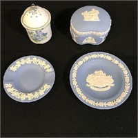 Collectible Wedgewood blue jasperware items