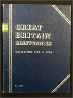 Great Britain Half Pennies Collection 1902 to