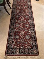 Gorgeous traditional oriental runner rug