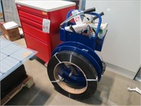 POLY BANDING CART W/TOOLS & EXTRA BANDING
