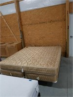 King size box spring and mattress