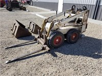 Bobcat M-371 with double buckets & forks