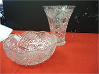 LOT 2 PC CRYSTAL ITEMS