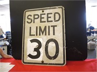 OLD SPEED LIMIT SIGN