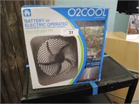 O2Cool Battery or Electric Fan