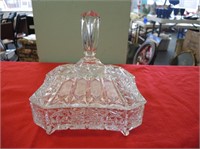 FULL LEAD CRYSTAL COVERED CENTERPIECE BOWL