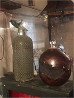 Decanter and Spritzer Bottle