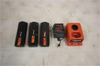 Paslode charger & batteries