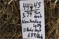 Hay-New Seeding-Lg. Squares-11 Bales