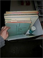 Collection of albums and 33 1/3 RPM Spanish level