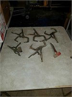 6 Vise grip clamps