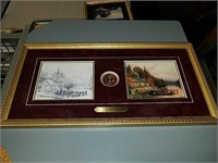 Framed, signed, and numbered Thomas Kinkade