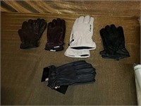 Large lot of Linens, deerskin gloves new with