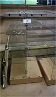 Store Display Glass Shelving Unit