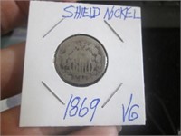 1869 Shield Nickel