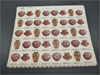 10 Sheets of Assorted Postage Stamp 13c
