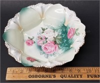 10" RS Prussia Hand-Painted Floral Bowl
