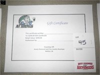 $200 Gift Certificates