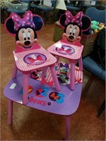 Walt Disney  table and 2 chairs