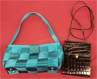 Blue Seatbelt Handbag & Talbots Handbag