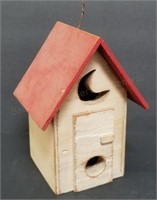 10" Outhouse Folk Art Wood Bird House