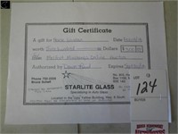 Gift Certificate for house windows,