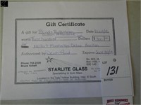 Gift Certificate for Window Blinds by Vertican,
