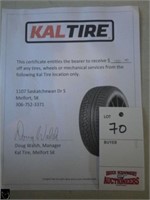 $100 Gift Certificates towards Tires Wheels