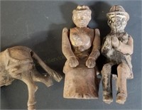 Cast Iron Figures or Toy Carriage