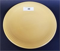 12" Yellow Fiesta ware Chop Plate/Platter