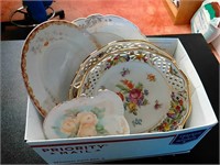 Box lot of antique/vintage fine China collectibles