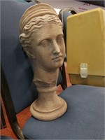 Lady head statue