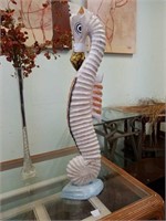 Wooden seahorse