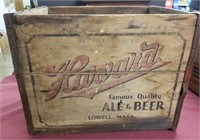 Harvard Brewing Company Large Wood Crate