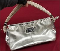 Silver with Orange Liner Kate Spade Hand Bag