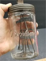 Scarce Borden's Pint Mixer/Beater Jar dated 1915