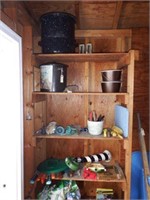 Lot # 331 - Contents of shed shelves to