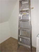 Lot # 303 - 6ft Aluminum “A” frame ladder,