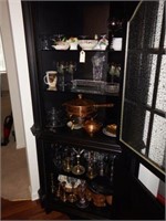 Lot # 230 - Entire contents of corner cabinet