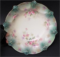 11" RS Prussia Hand-Painted Floral Bowl