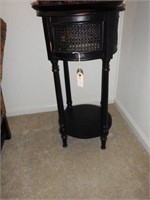 Lot # 214 - Nice “antiqued” black lacquer
