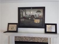 Lot # 207 - Framed contemporary Oil print by