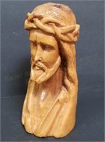 9" Carved Wood Jesus