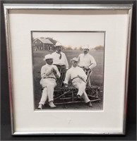 Nice Early Golfers Framed Print. 15" Tall