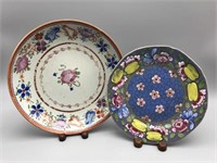 2 Oriental plates