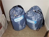 Lot # 284 - (2) Aerobed portable blow up twin