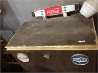 Vintage COCA COLA cooler (non working ) great sign