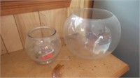 Two Large Glass Bowls