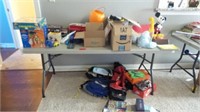 Two Tabletops of Kids Toys, Games & Books
